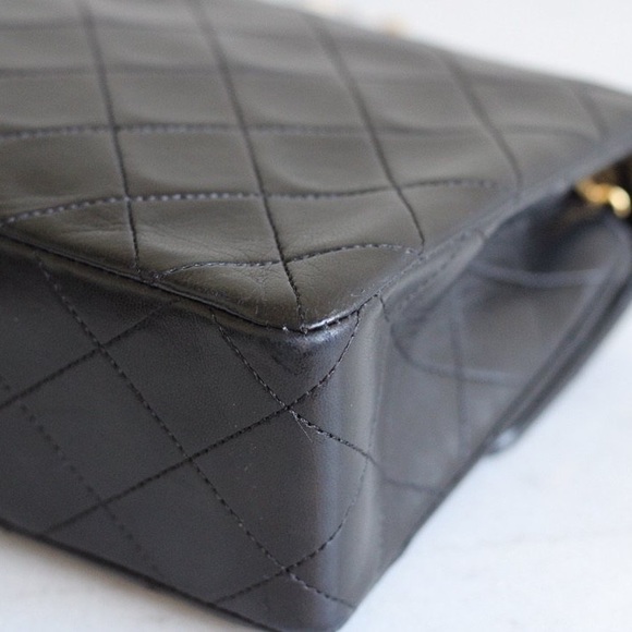 Vintage Chanel / Black Lambskin
20cm Square with 24k Gold
Hardware - Picture 14 of 14